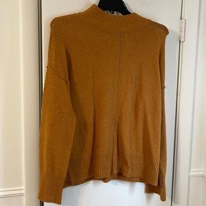 Yellow mock neck sweater